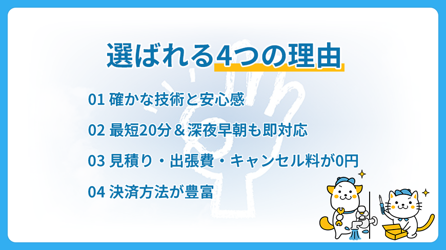 選ばれる4つの理由